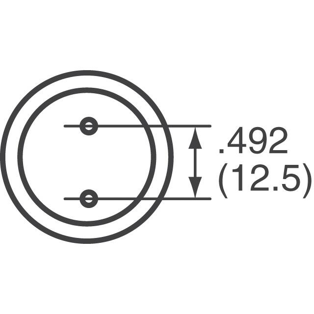 UVZ2F331MRD Nichicon  Condensadores electrolíticos de aluminio